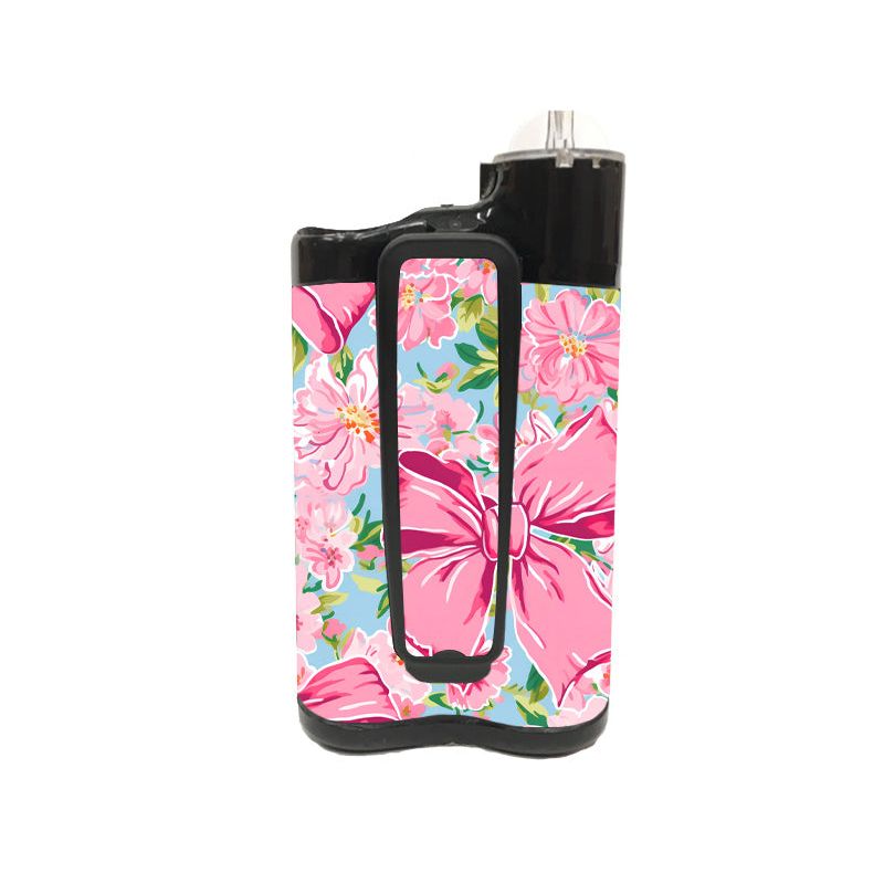 Peelz Blossom Bows Sticker for Medtronic MiniMed 770G & 780G Peelz/Stickers White Smoke Back and Clip Peelz