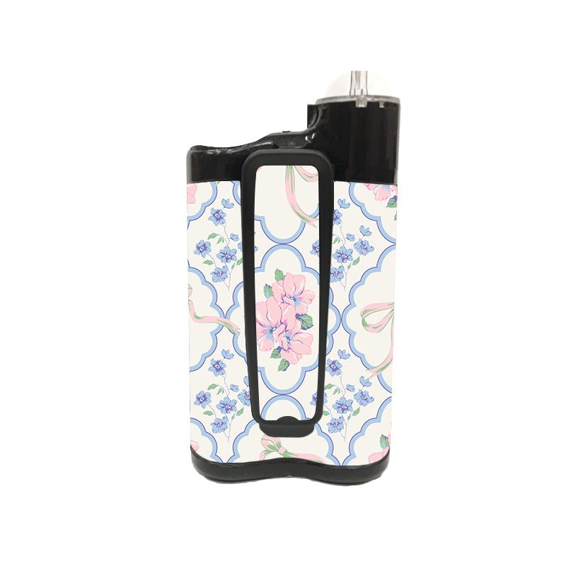 Peelz Spring Coquette Medtronic MiniMed 770G & 780G Sticker - Pump Peelz Peelz/Stickers White Smoke Whole System Peelz (front back + clip),Front Peelz,Back and Clip Peelz