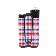 Peelz Party Plaid Medtronic MiniMed 770G & 780G Sticker - Pump Peelz Peelz/Stickers White Smoke Whole System Peelz (front back + clip),Front Peelz,Back and Clip Peelz