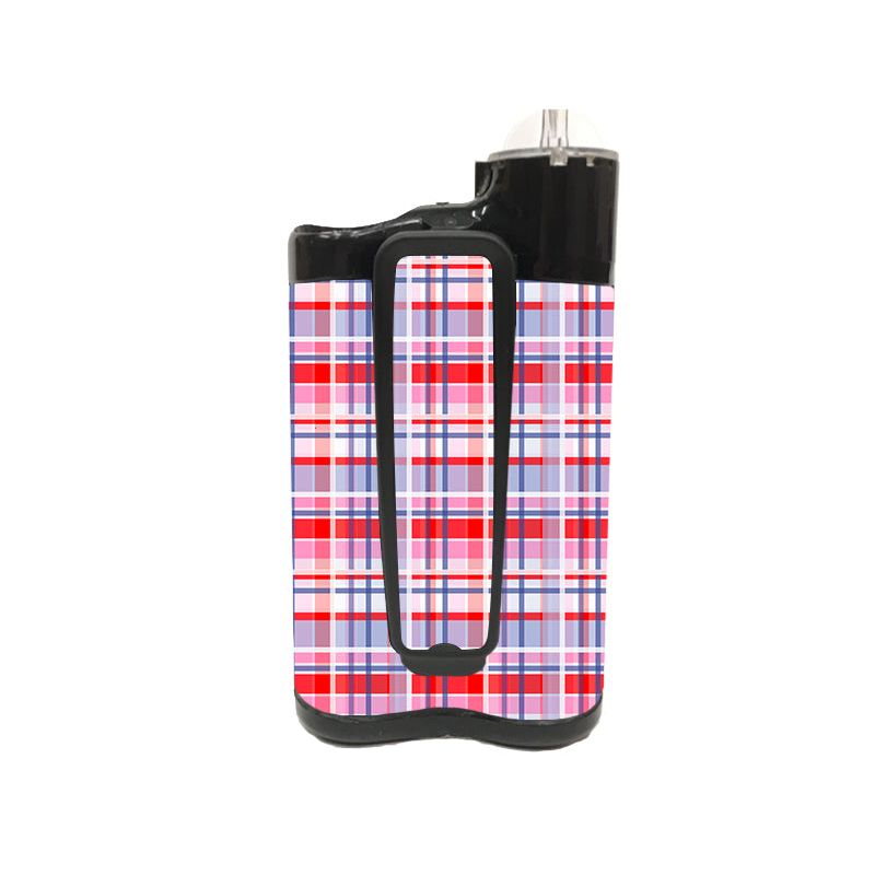 Peelz Party Plaid Medtronic MiniMed 770G & 780G Sticker - Pump Peelz Peelz/Stickers White Smoke Whole System Peelz (front back + clip),Front Peelz,Back and Clip Peelz