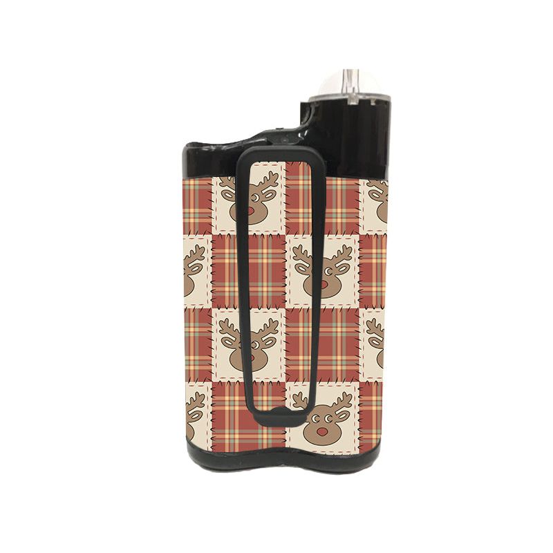 Peelz Rustic Reindeer Medtronic MiniMed 770G & 780G Sticker - Pump Peelz Peelz/Stickers White Smoke Whole System Peelz (front back + clip),Front Peelz,Back and Clip Peelz