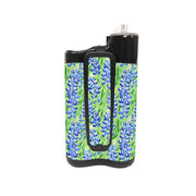Peelz Blue Blooms for Medtronic MiniMed 770G & 780G Peelz/Stickers White Smoke Whole System Peelz (front back + clip),Front Peelz,Back and Clip Peelz
