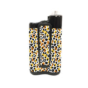 Peelz Golden Leopard Medtronic MiniMed 770G & 780G Sticker - Pump Peelz Peelz/Stickers White Smoke Whole System Peelz (front back + clip),Front Peelz,Back and Clip Peelz