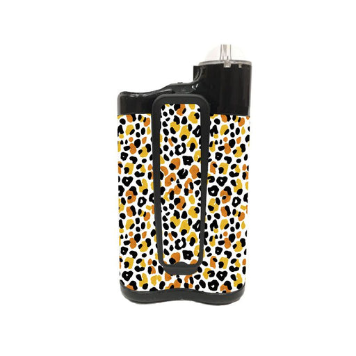 Peelz Golden Leopard Medtronic MiniMed 770G & 780G Sticker - Pump Peelz Peelz/Stickers White Smoke Whole System Peelz (front back + clip),Front Peelz,Back and Clip Peelz
