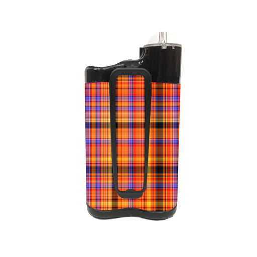 Peelz Pumpkin Plaid Medtronic MiniMed 770G & 780G Sticker - Pump Peelz Peelz/Stickers White Smoke Whole System Peelz (front back + clip),Front Peelz,Back and Clip Peelz