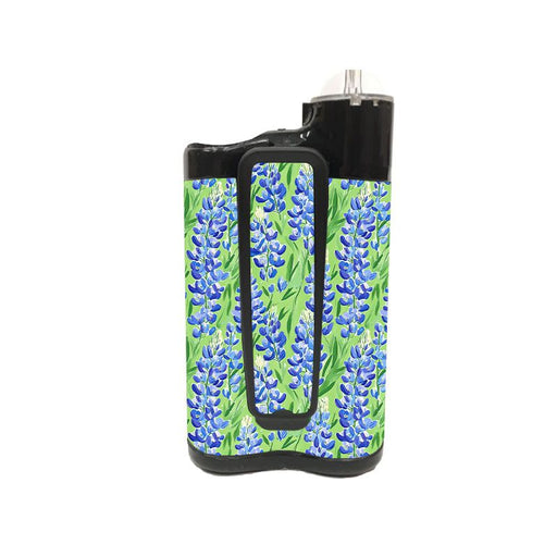 Peelz Blue Blooms for Medtronic MiniMed 770G & 780G Peelz/Stickers White Smoke Whole System Peelz (front back + clip),Front Peelz,Back and Clip Peelz