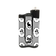 Peelz Midnight Cat Medtronic MiniMed 770G & 780G Sticker - Pump Peelz Peelz/Stickers White Smoke Whole System Peelz (front back + clip),Front Peelz,Back and Clip Peelz