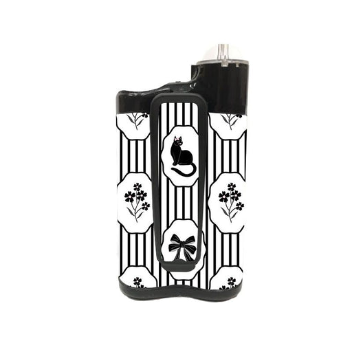 Peelz Midnight Cat Medtronic MiniMed 770G & 780G Sticker - Pump Peelz Peelz/Stickers White Smoke Whole System Peelz (front back + clip),Front Peelz,Back and Clip Peelz