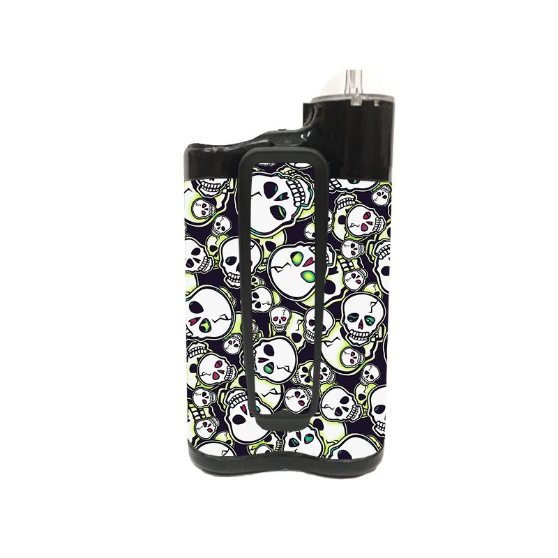 Peelz Bone Glow Medtronic MiniMed 770G & 780G Sticker - Pump Peelz Peelz/Stickers White Smoke Whole System Peelz (front back + clip),Front Peelz,Back and Clip Peelz