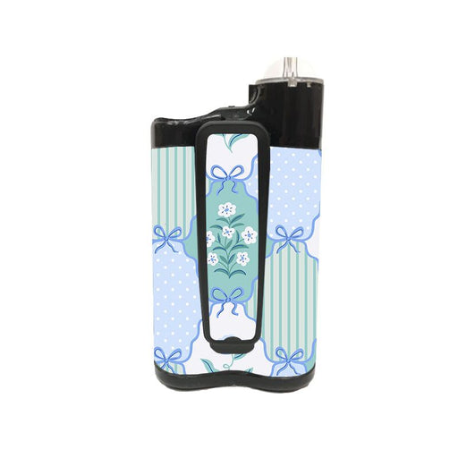 Peelz Cottage Bows Medtronic MiniMed 770G & 780G Sticker - Pump Peelz Peelz/Stickers White Smoke Whole System Peelz (front back + clip),Front Peelz,Back and Clip Peelz