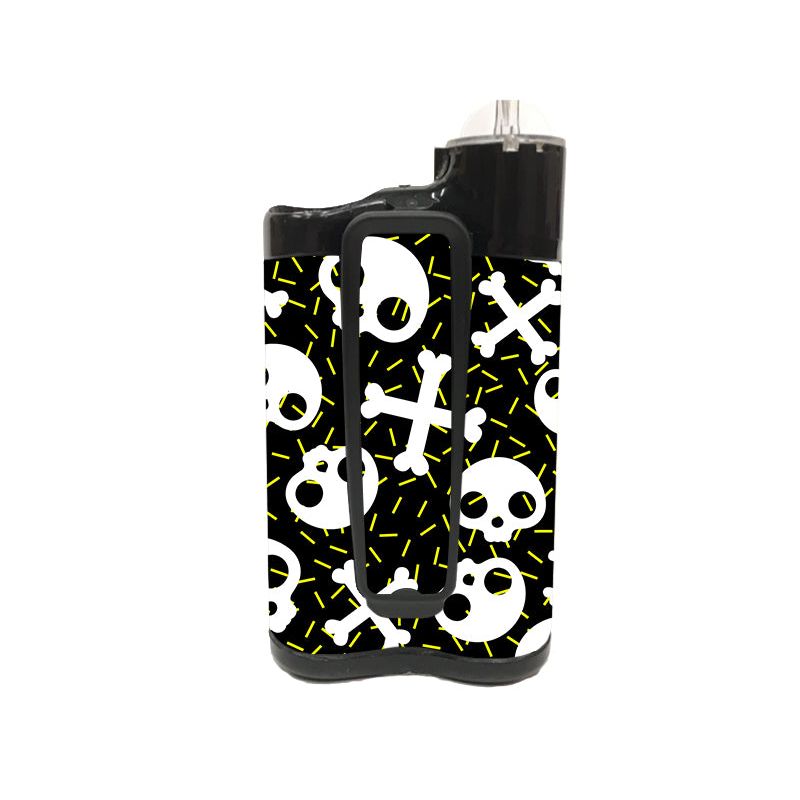 Peelz Bone Pop Medtronic MiniMed 770G & 780G Sticker - Pump Peelz Peelz/Stickers White Smoke Whole System Peelz (front back + clip),Front Peelz,Back and Clip Peelz