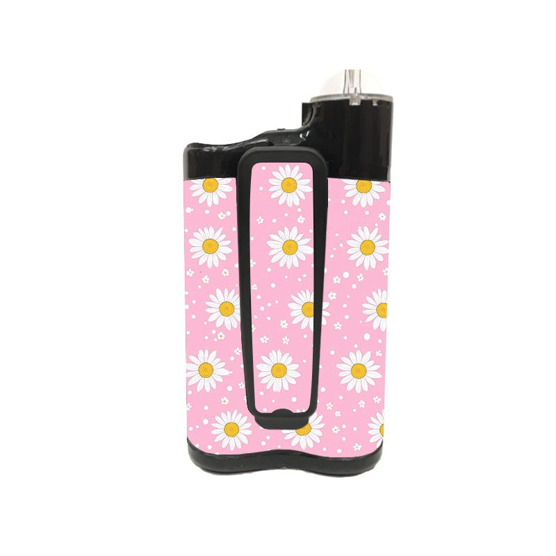 Peelz Spring Daisy Medtronic MiniMed 770G & 780G Sticker - Pump Peelz Peelz/Stickers White Smoke Whole System Peelz (front back + clip),Front Peelz,Back and Clip Peelz