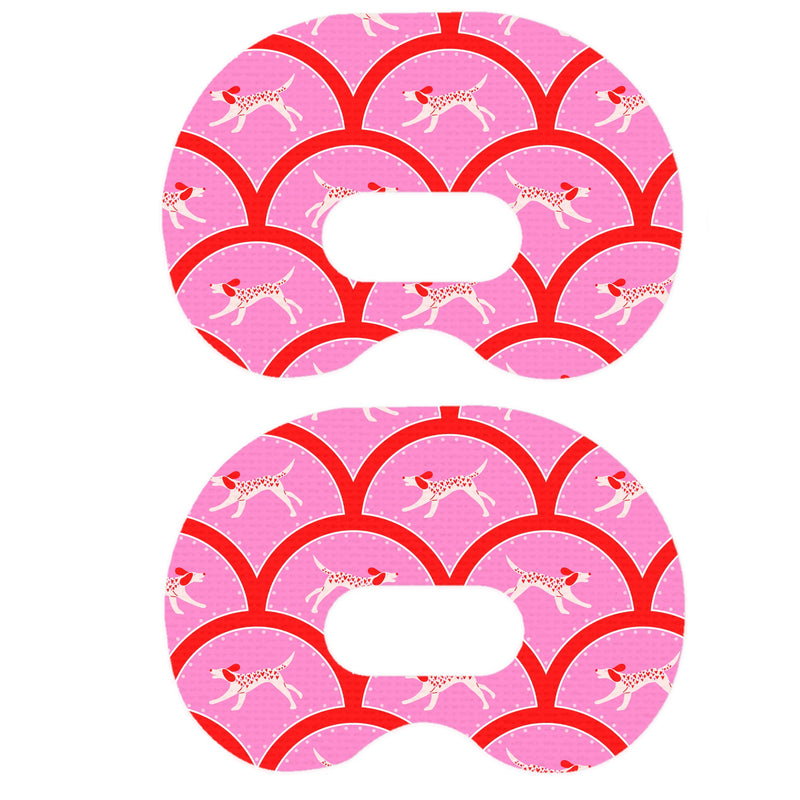 Peelz Puppy Love Medtronic Guardian Connect Patch Tape - Pump Peelz Patch Medical Tape White Smoke 12-Pack (Set of 12 Patches),4-Pack (Set of 4 Patches),1-Single (1 Single Patch)