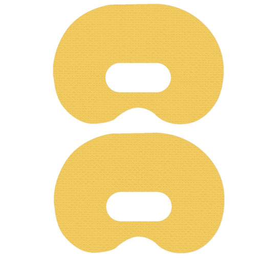Peelz Solid Color Yellow Medtronic Guardian Connect Patch Tape - Pump Peelz Patch Medical Tape Sandy Brown 12-Pack (Set of 12 Patches),4-Pack (Set of 4 Patches)