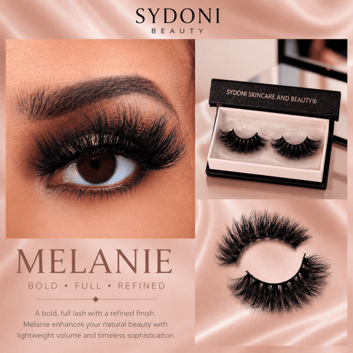 Sydoni Skincare and Beauty SYDONI "MELANIE" LUXURY MINK LASHES - Bold, Full, Refined Mink Lashes Tan