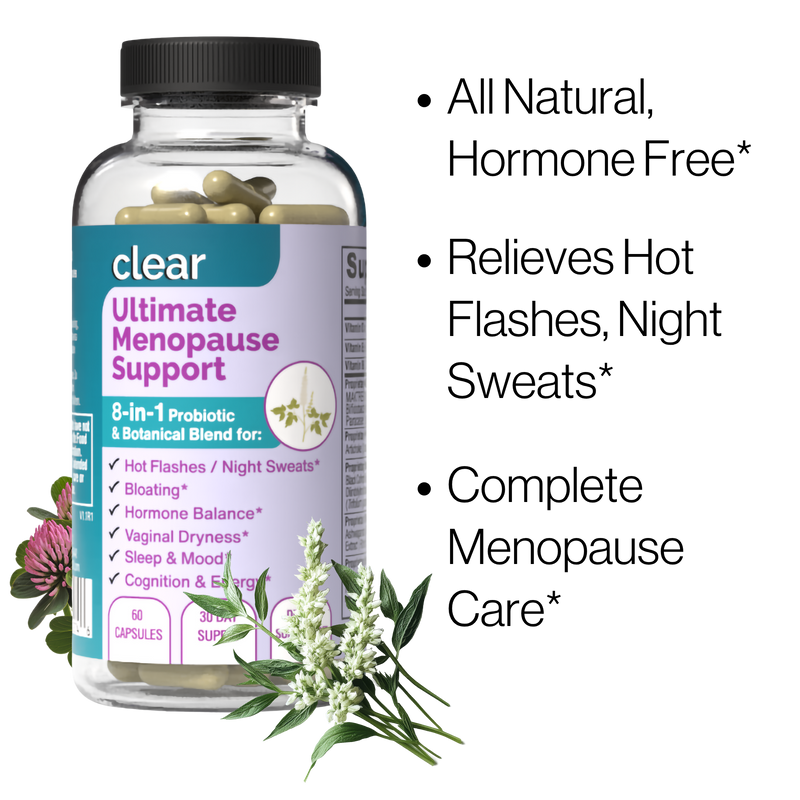 Clear Wellness 360 Clear Ultimate Menopause Support Black 3 Pack,1 Bottle,6 Pack