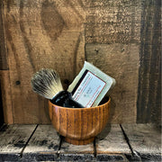 Soaplicity Men's Shaving Sets in Black/Datewood Men's Shaving Sets Dark Olive Green Black/Datewood Set w/ Crisp Shaving Soap,Black/Datewood Set w/ Dark Matter Shaving Soap,Black/Datewood Set w/ Redwood Shaving Soap,Black/Datewood Set w/ Voodoo Shaving Soap,Black/Datewood Set w/ Unscented Shaving Soap,Black/Datewood Set w/ Sampler Pack