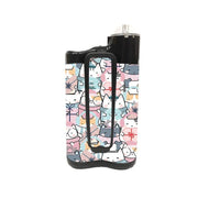 Peelz Meowy Christmas Sticker for Medtronic MiniMed 770G & 780G Peelz/Stickers White Smoke Back and Clip Peelz