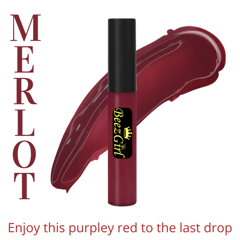Honey Bee BeezGirl Essential Lipgloss Beauty Black Merlot