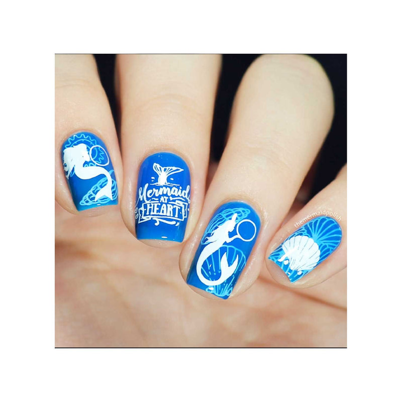 UberChic Beauty Mermaid Life-02 Stamping Plate Tan
