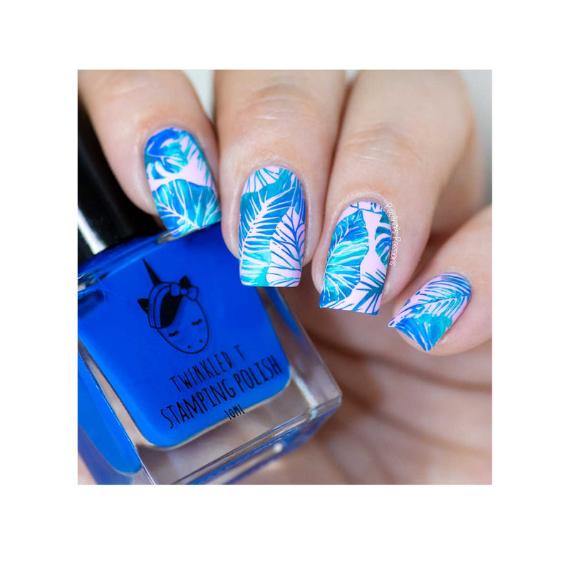 UberChic Beauty Mermaid Life-02 Stamping Plate Dark Gray