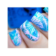 UberChic Beauty Mermaid Life-02 Stamping Plate Royal Blue