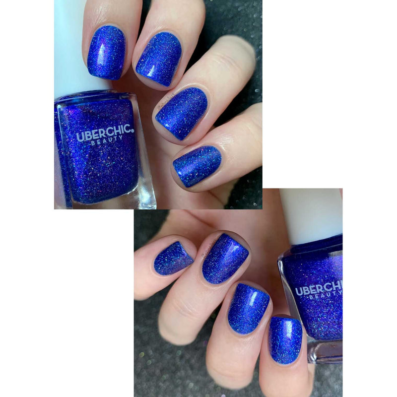 UberChic Beauty Mermaid's Tale - Holographic Polish Regular Polish Dark Slate Gray