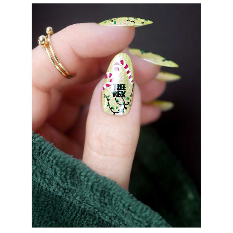 UberChic Beauty Merry & Bright Stamping Plate Tan