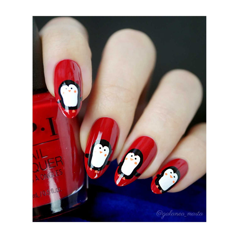 UberChic Beauty Merry & Bright Stamping Plate Black
