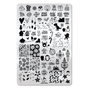 UberChic Beauty Merry & Bright Stamping Plate Lavender