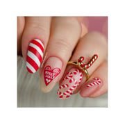 UberChic Beauty Merry & Bright Stamping Plate Rosy Brown