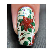 UberChic Beauty Merry & Bright Stamping Plate Dim Gray