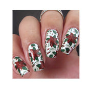UberChic Beauty Merry & Bright Stamping Plate Rosy Brown