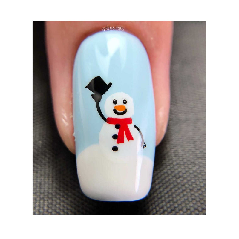 UberChic Beauty Merry & Bright Stamping Plate Slate Gray