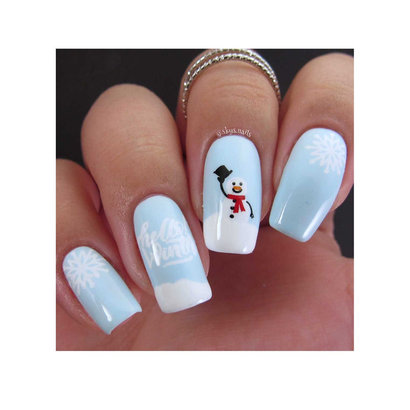 UberChic Beauty Merry & Bright Stamping Plate Dim Gray