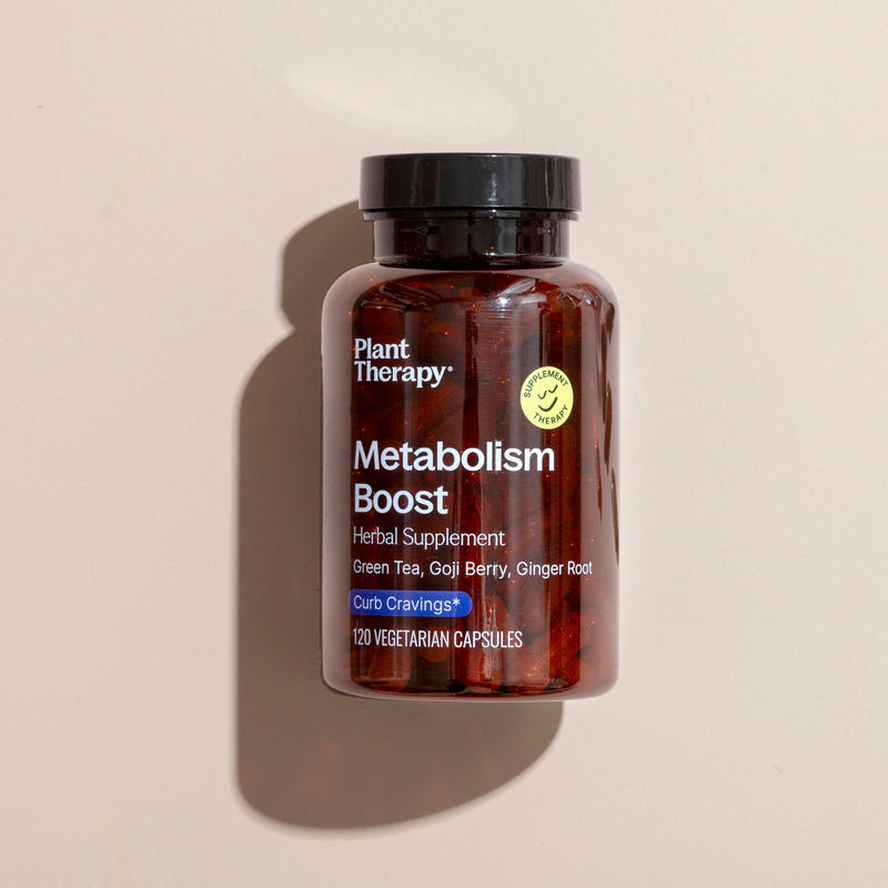 Plant Therapy Metabolism Boost Herbal Supplement - 120 Capsules Supplement Light Gray 120 ct