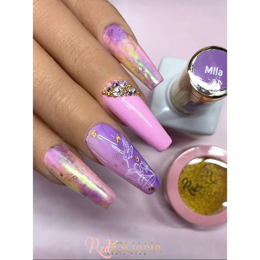 Red Iguana LLC Paradise Garden Stamping Plate Stamping Rosy Brown