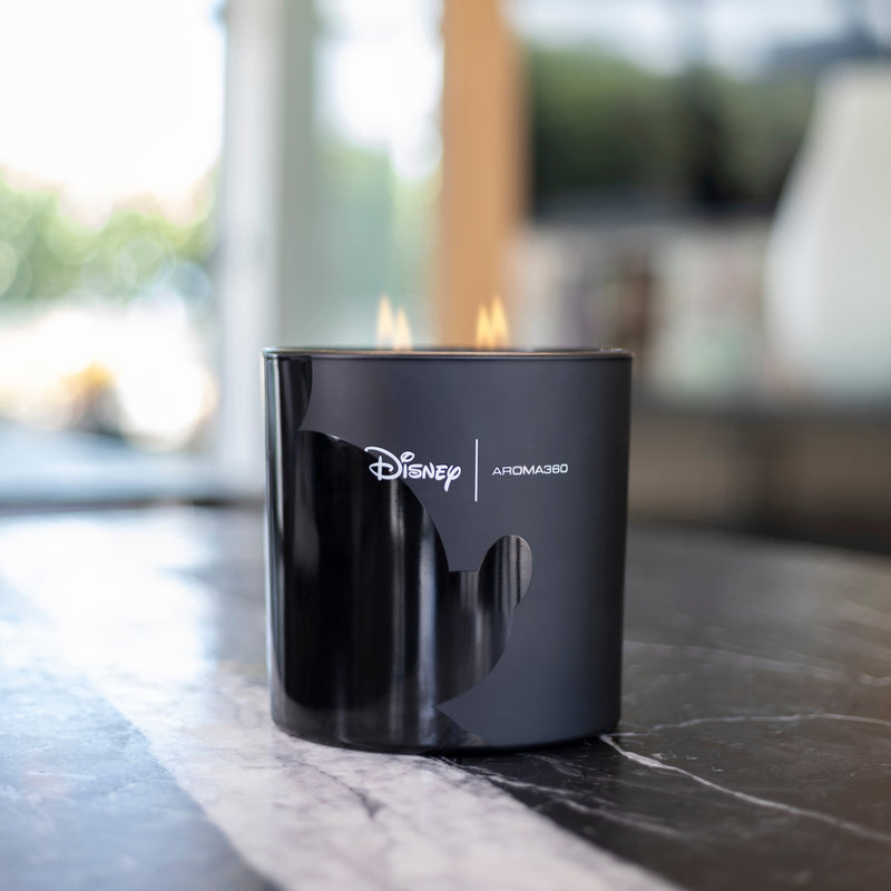 Aroma360 Started With A Mouse 4-Wick Candle Candle White Smoke Black