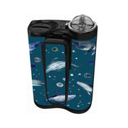 Peelz Midnight Whales for Sticker for Medtronic MiniMed 770G & 780G Peelz/Stickers White Smoke Back and Clip Peelz