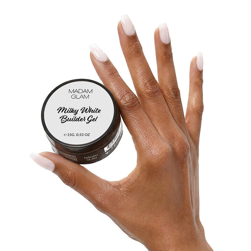 Madam Glam Milky White Builder Gel White Smoke