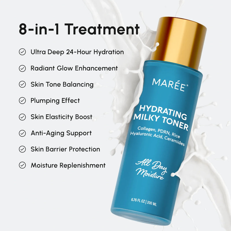 Maree Milky Rice Hydrating Toner Alice Blue 1 item - Complete your routine,2 items - Good choice,3 items - Best price