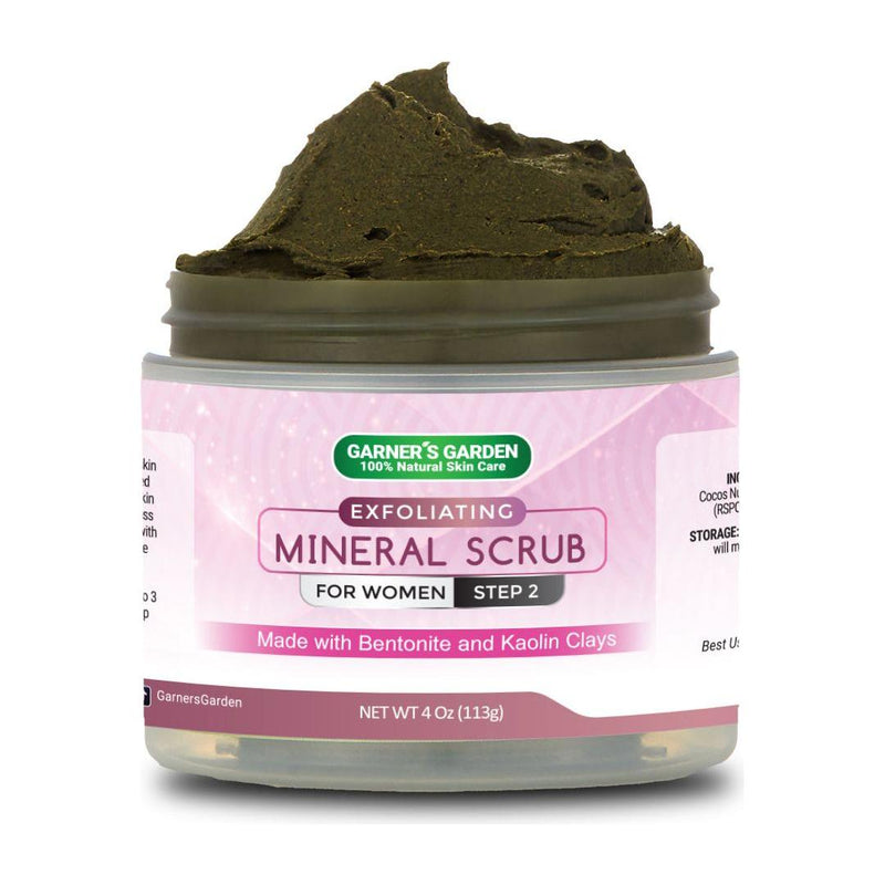 Garner's Garden Mineral Exfoliating Scrub Scrubs White Smoke Women's / 4 oz (Recommended)