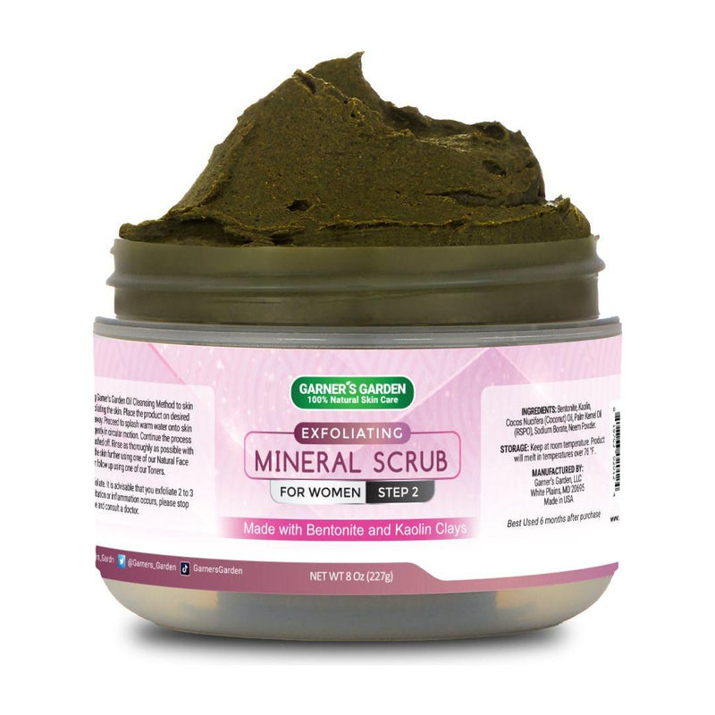 Garner's Garden Mineral Exfoliating Scrub Scrubs White Smoke Women's / 8 oz (Large)
