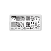 UberChic Beauty Basketball Love Stamping Plate Dark Slate Gray
