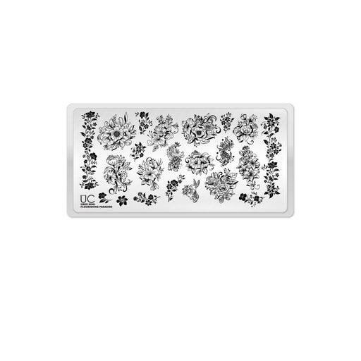 UberChic Beauty Flourishing Paradise Stamping Plate Lavender