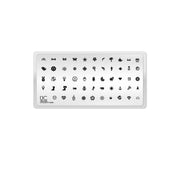 UberChic Beauty Itty Bitty Icons Stamping Plate Lavender