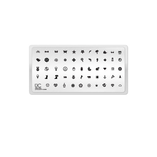 UberChic Beauty Itty Bitty Icons Stamping Plate Lavender
