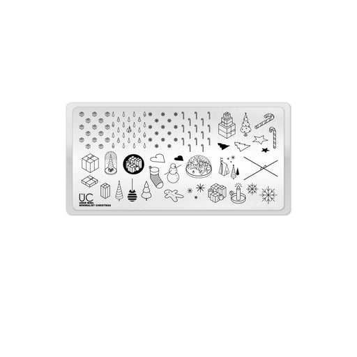 UberChic Beauty Minimalist Christmas Stamping Plate Lavender