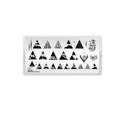 UberChic Beauty Modern Mountainscapes Stamping Plate Lavender