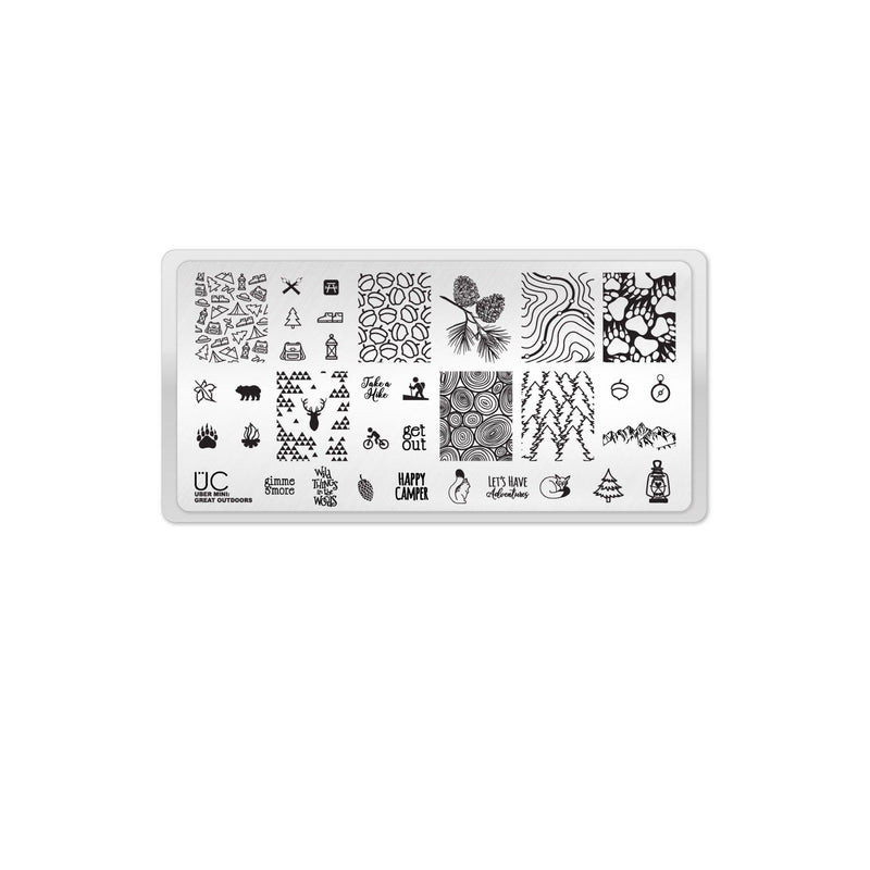 UberChic Beauty Great Outdoors Stamping Plate Lavender